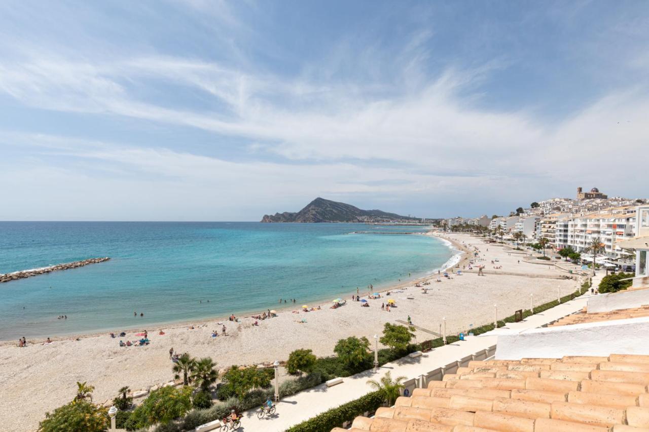 Escapada Romantica En Atico Frente Al Mar Con Piscina Lägenhet Altea Exteriör bild