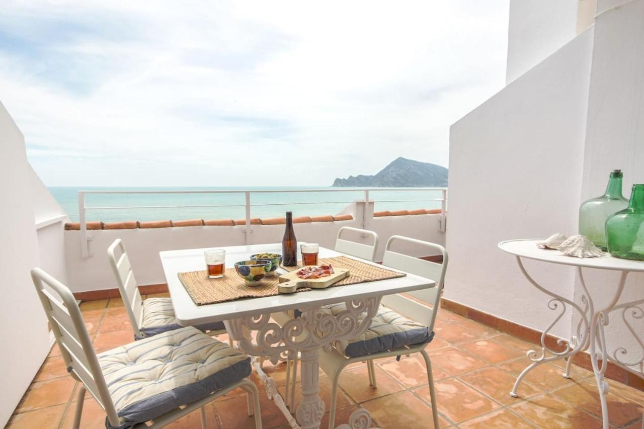Escapada Romantica En Atico Frente Al Mar Con Piscina Lägenhet Altea Exteriör bild