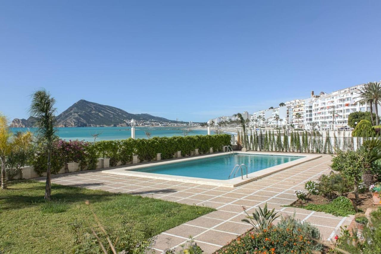 Escapada Romantica En Atico Frente Al Mar Con Piscina Lägenhet Altea Exteriör bild